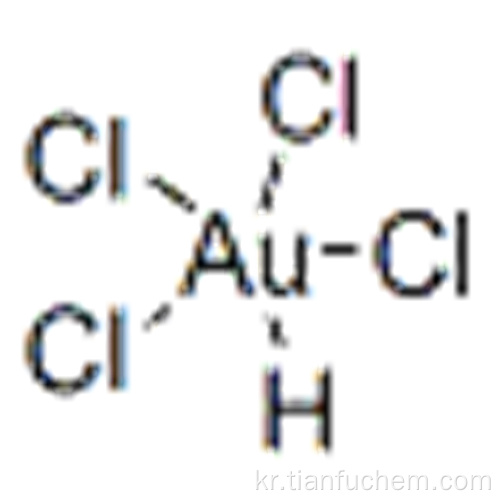 Aurate (1 -), tetrachloro-, hydrogen (1 : 1), (57191295, SP-4-1) - CAS 16903-35-8